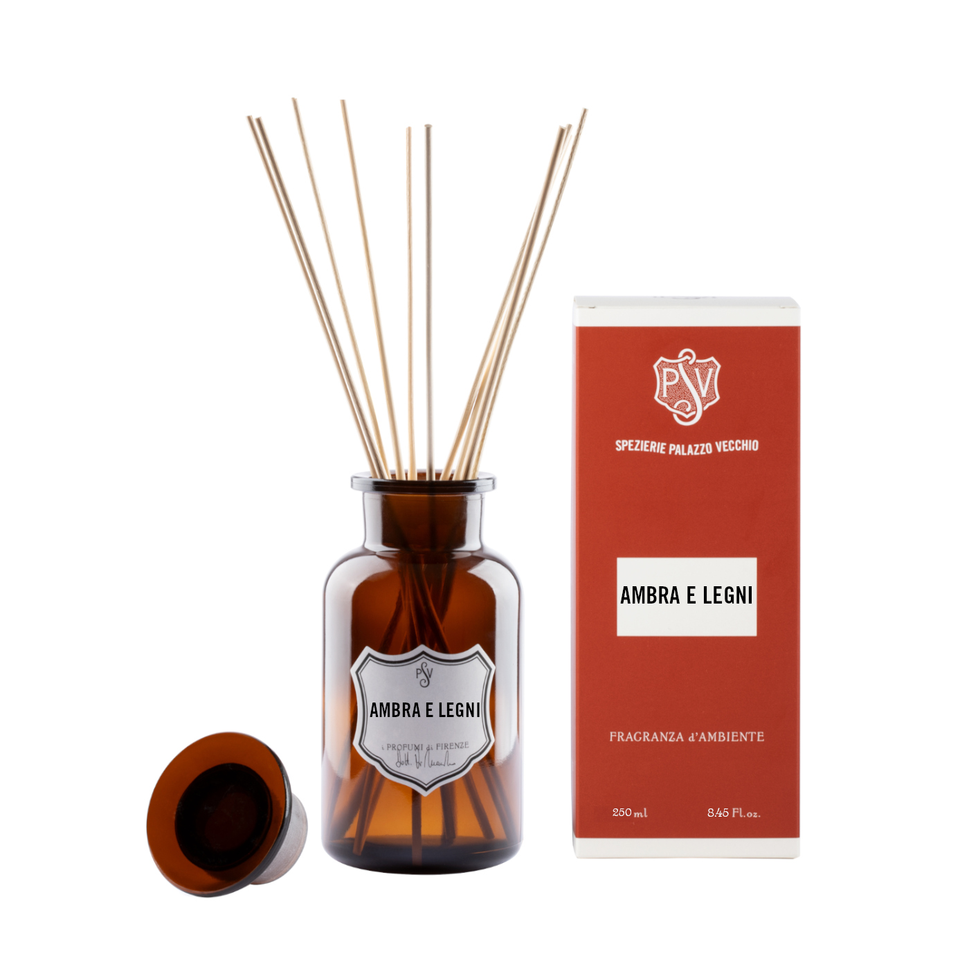 AMBRA E LEGNI - Fragranza d'Ambiente
